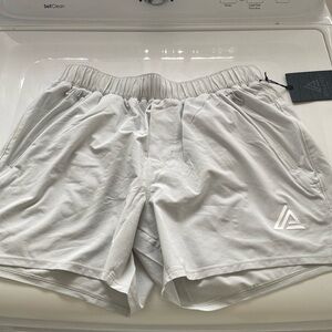 Athletic training and running shorts.